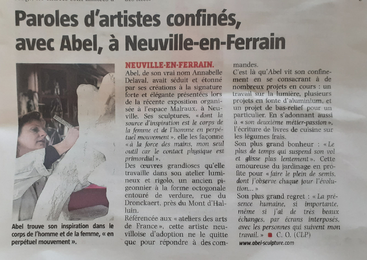 ABEL parole d'artiste confiné